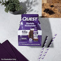 Quest Nutrition Chocolate Protein Shake, 45g Protein, 2g Sugar, 4g Net Carbs, Ready to Drink, Gluten Free, 4 Count