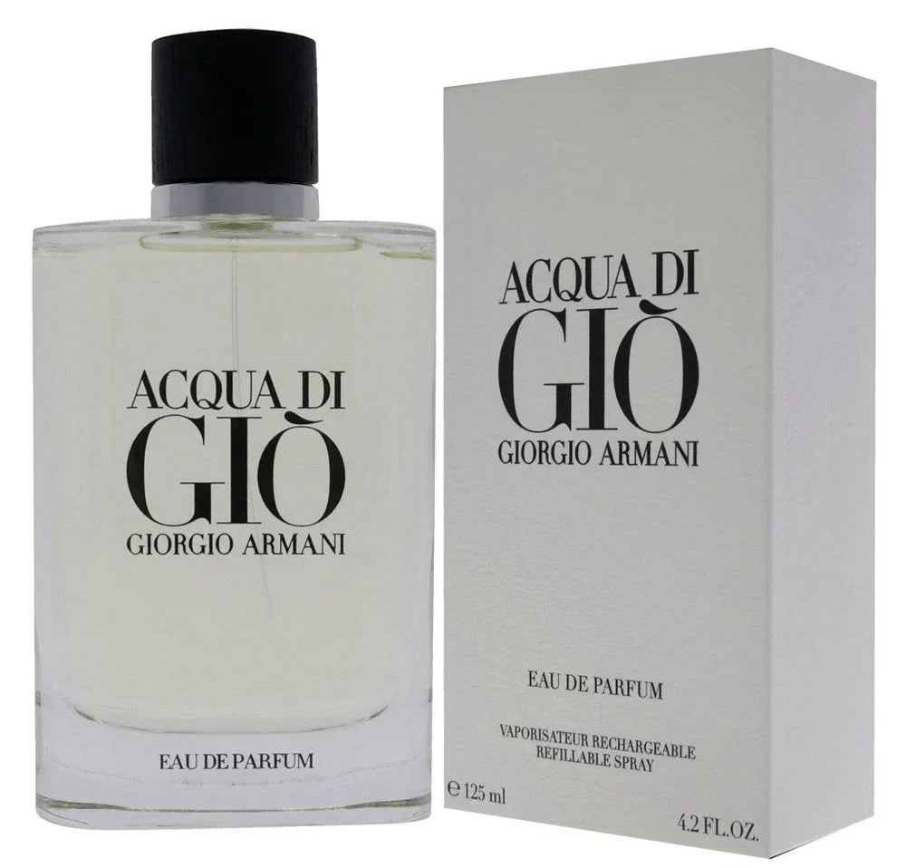 Giorgio Armani Acqua Di Gio Eau de Parfum for Men – 4.2 oz / 125 ml | Refillable