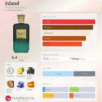 Khadlaj Island  Extrait De Parfum Spray for Unisex 3.4 oz/100ml
