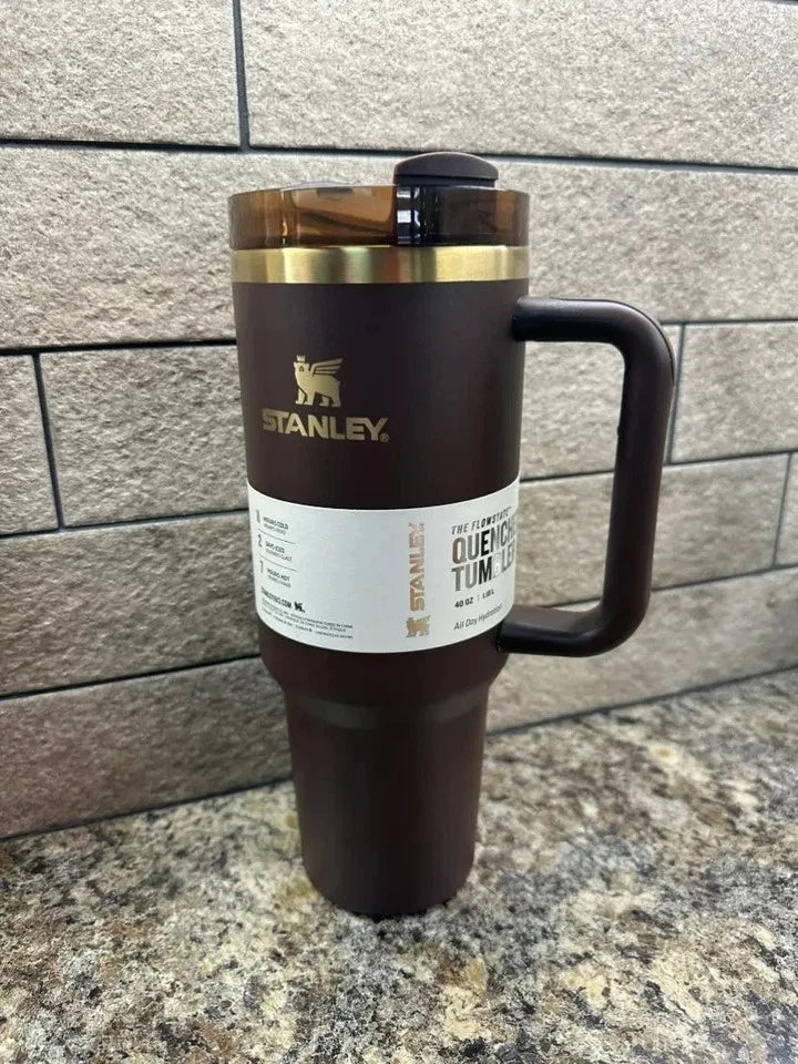 Stanley 40oz Quencher H2.0 Tumbler – Chocolate Gold
