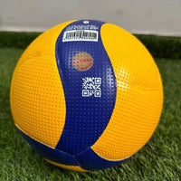 Mikasa Volleyball Official Size 5 – Premium Indoor/Outdoor Training & Match Ball – Yellow & Blue