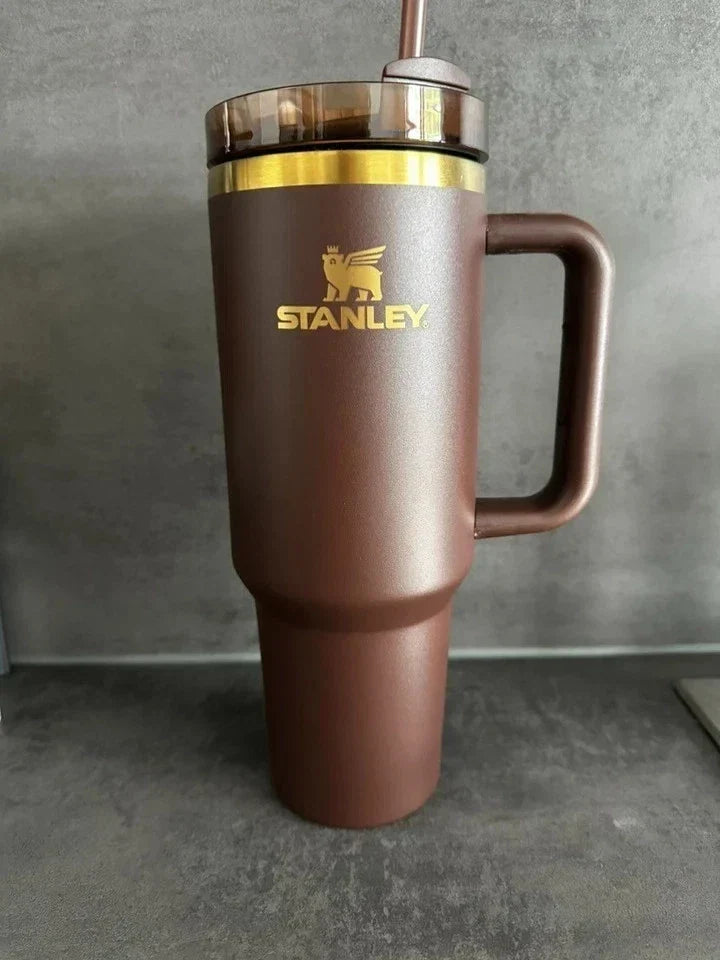Stanley 40oz Quencher H2.0 Tumbler – Chocolate Gold