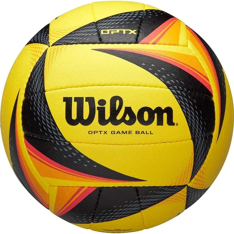 Wilson AVP OPTX Official Beach Volleyball – Black/Yellow